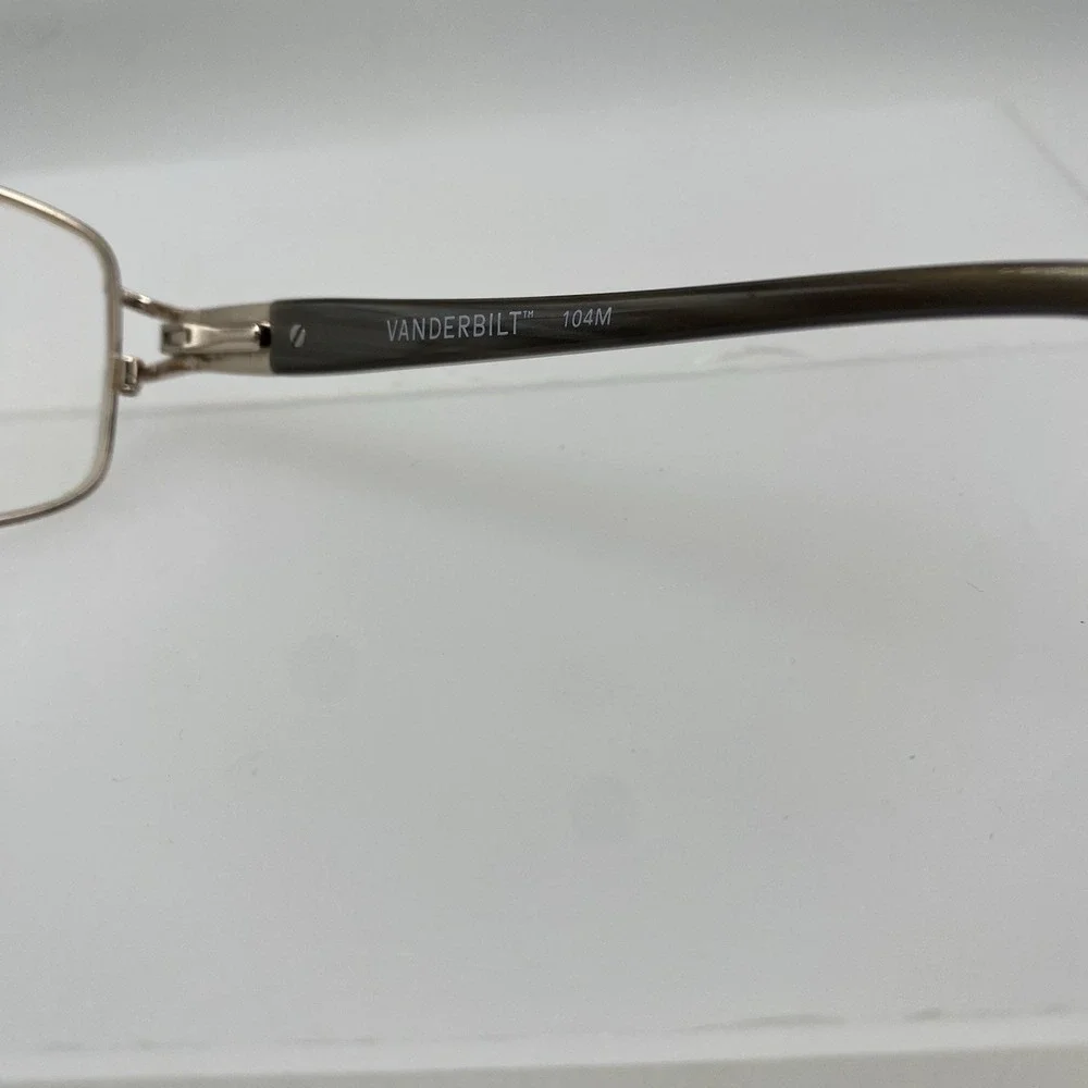 Zyloware Eyeglasses FRAMES ONLY Vanderbilt 104M Full Rim 135 Rose Gold 228